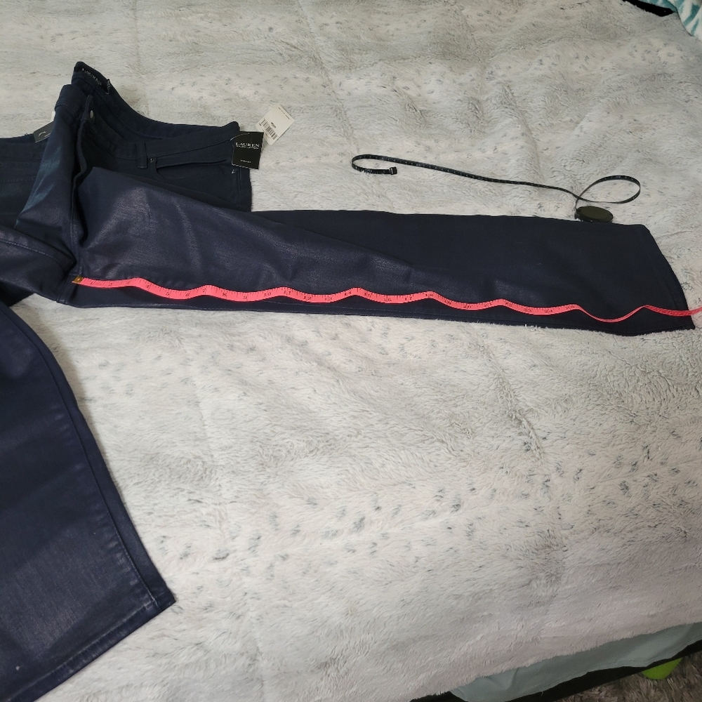 Ralph Lauren Black Label women's Jeans 22W navy NWT - Picture 12 of 13